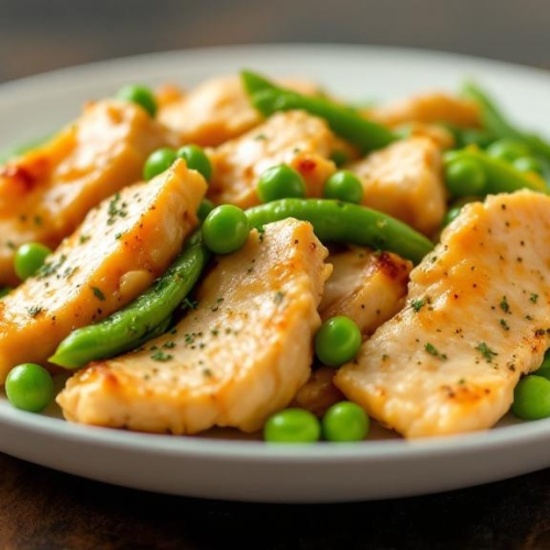 Bright Chicken & Pea Harmony Plate - Fresh Start 30: A Journey To Better Health